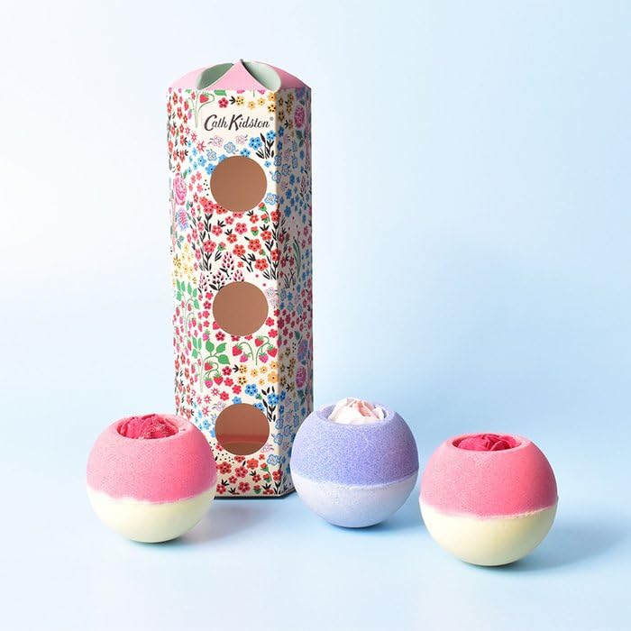 Heathcote & Ivory Floral Ditzy Apple Blossom 3 Bath Fizzers