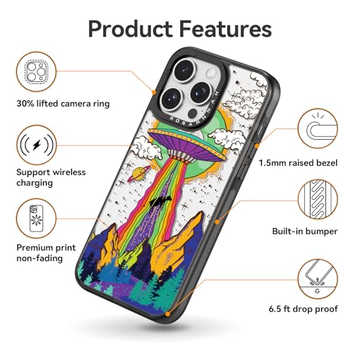 Coque iPhone 14 Pro résistante aux chutes de 2m Rosarnnah - 5