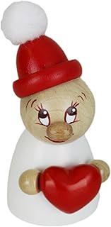 Steinbach Clumsy Mini Collection, Valentine w/ Wooden Beanie & Big Bobble, 4.7