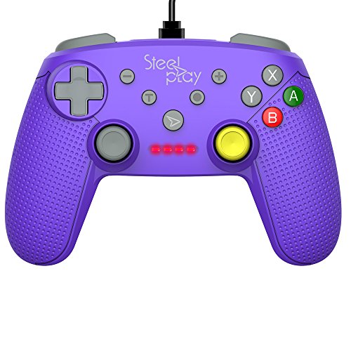Manette Steelplay filaire indigo pour Switch