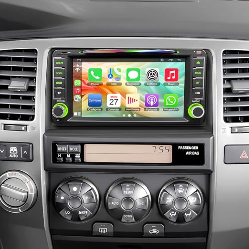 Radio para auto con pantalla de 7 pulgadas y CD/DVD miniatura 1