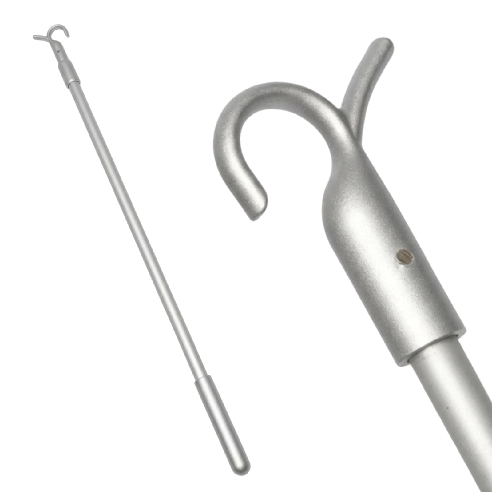 Loft Ladder Pole with Hook, Adjustable Pole for Loft Hatch Access and Window Blinds Control, Replacement Tool for Hard-to-Reach Windows and Curtain Rods, Durable Construction for Home and Office Use