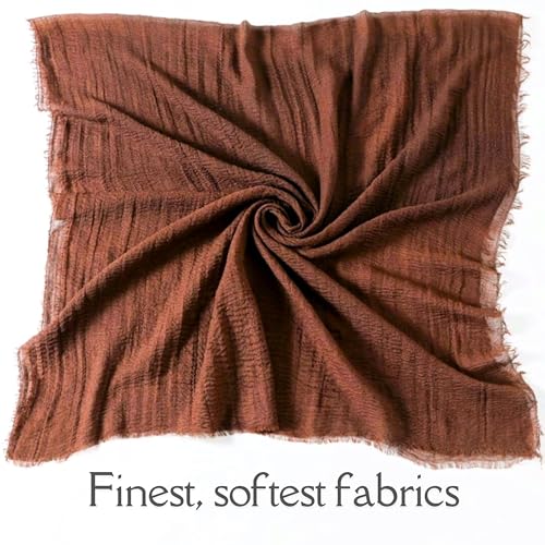 Cotton Scarf for Women Lightweight, Scarf Shawl Wraps Soft Large Long Frayed Winter Spring Fall Summer Blanket Scarves3