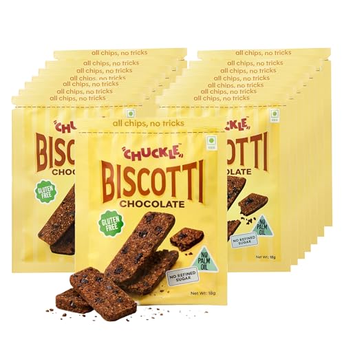 Chuckle Chocolate Chip Biscotti Sticks, 270g, Gluten Free