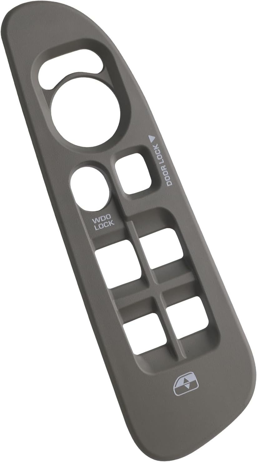 TQPONLY Master Power Door Window Switch Bezel Front Driver Side | For 2002-2008 Dodge Ram 1500 2500 3500 Quad Cab,2006-2008 Dodge Ram 1500 2500 3500 Mega Cab Interior Accessories | Replaces 5HZ71WL5AE