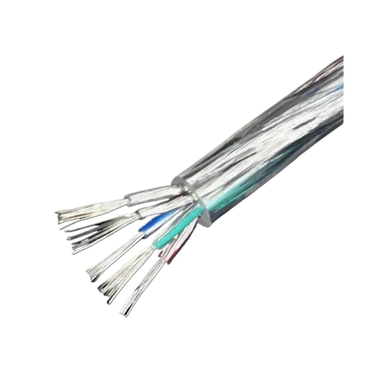 Cable de alimentación transparente de 1 a 20 m, 2, 3, 4 y 5 núcleos, cable de cobre estañado con aislamiento de PVC, 28/26/24/22/20/18/16 AWG, cable electrónico for luz LED