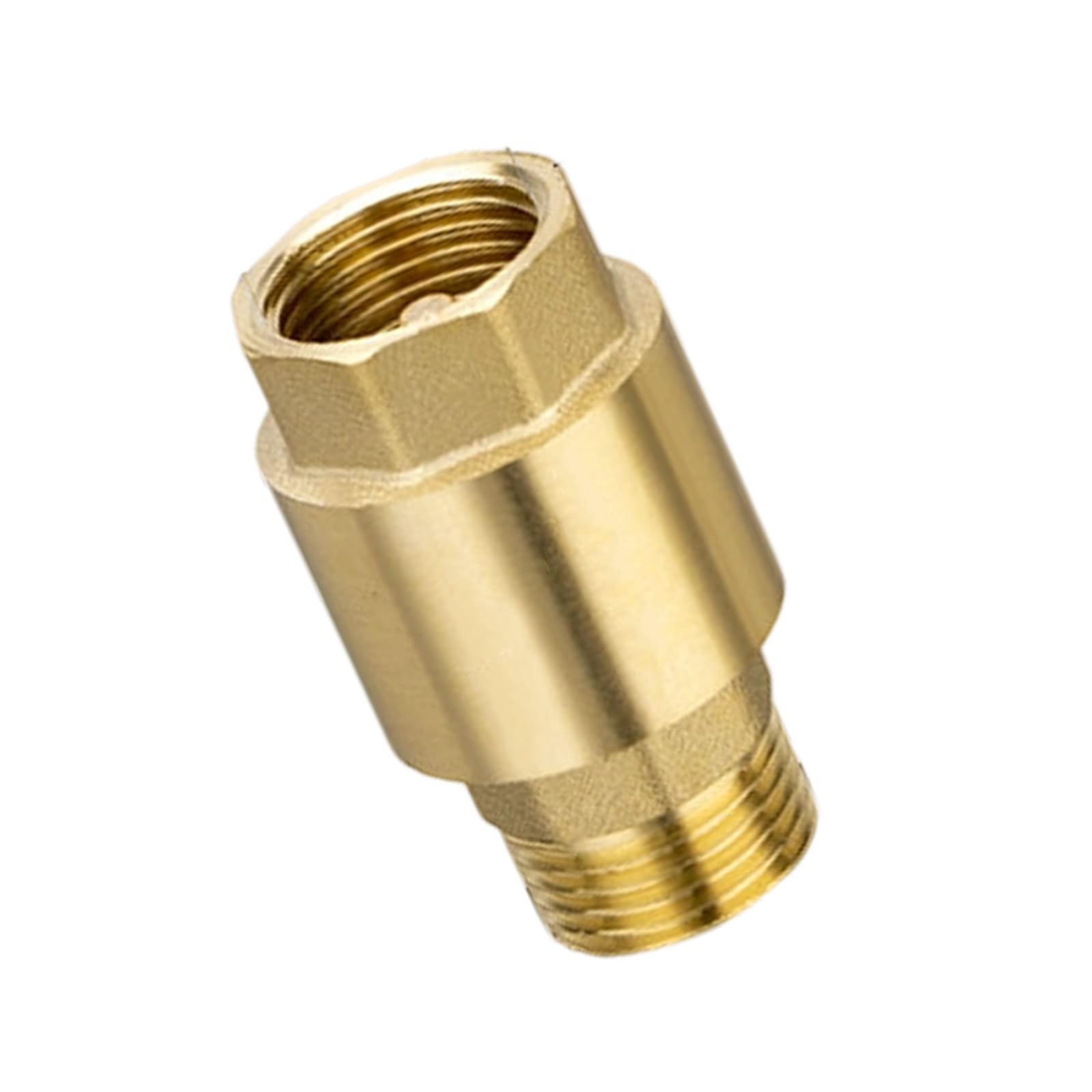 6" Brass Anti-Backflow Check Vertical Leakproof Design for HVAC & Supply Applications Heavy Duty Brass Check
