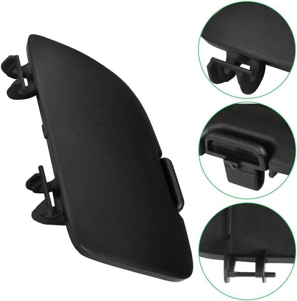 MACHSWON Roof Console Garage Door Storage Box Lid, 2C3Z7811586CAA, 2C3Z7811586CAB, Compatible with Ford F250 Harley-Davidson Edition, King Ranch, Lariat, XL, XLT-2002-2004, 1 pc (Black)