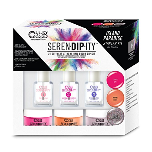 Color Club 21 Day Nail Color Dip Starter Kit-from The Serendipity Line (Island Paradise Starter Kit)