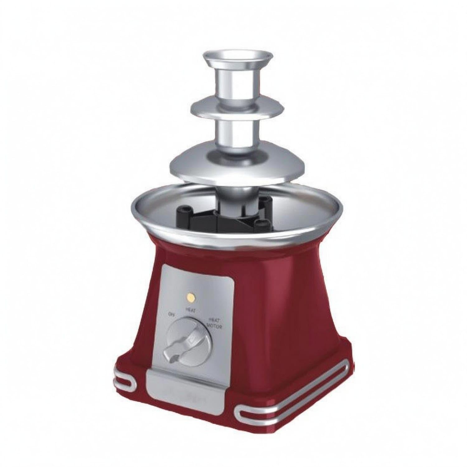 Indicator Light Tabletop Chocolate Fountain Rotary Selector 3-Tier Chocolate Fountain Compact, Us 110V|Chocolate Fountains|Home & Garden-image-40