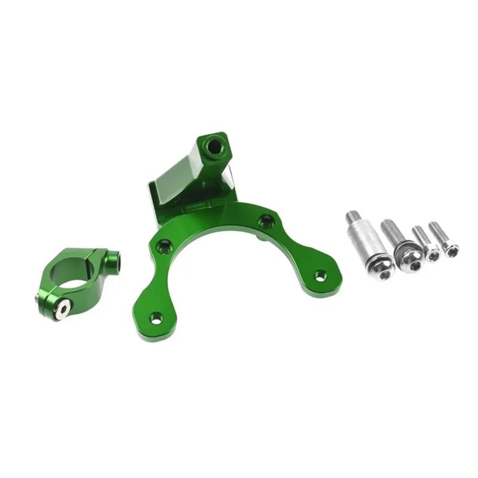 Stabilizator Stabilizator układu kierowniczego Zestaw wsporników mocowania amortyzatora skrętu z włókna węglowego do motocykla Pasuje do Kawasaki Z900 2017-2023(Bracket Black)