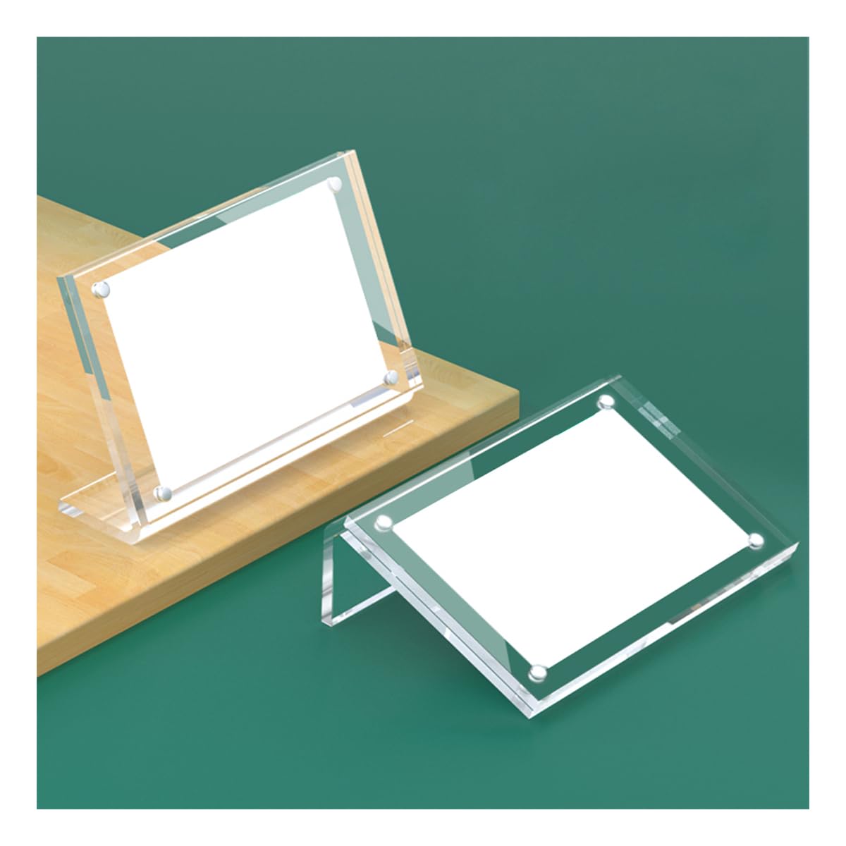 Acryl Preisschildhalter Transparent Preisanzeige Ständer Für Einzelhandel Transparentes Horizontales Rechteck, 10 Stück,100mm x 150mm
