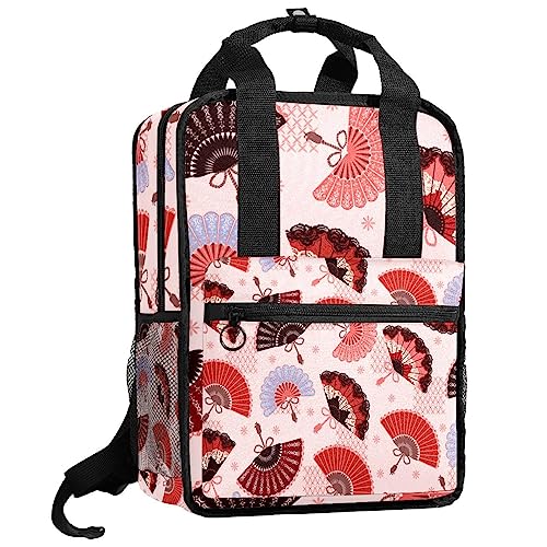 Sac à dos traditionnel garçons à motif éventail espagnol multicolore 35cm