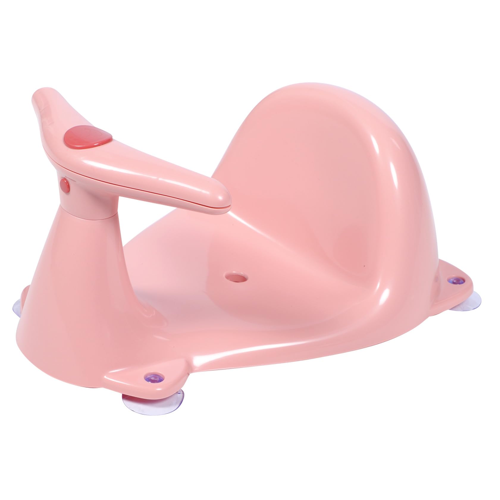 Kleinkind Badesitz Rosa, 1 Stück, Pp Tpe mit Saugnapf | Stabiler Badesitz für Kleinkind, Passend für Badewanne und Dusche, Geschenk zum Geburtstag