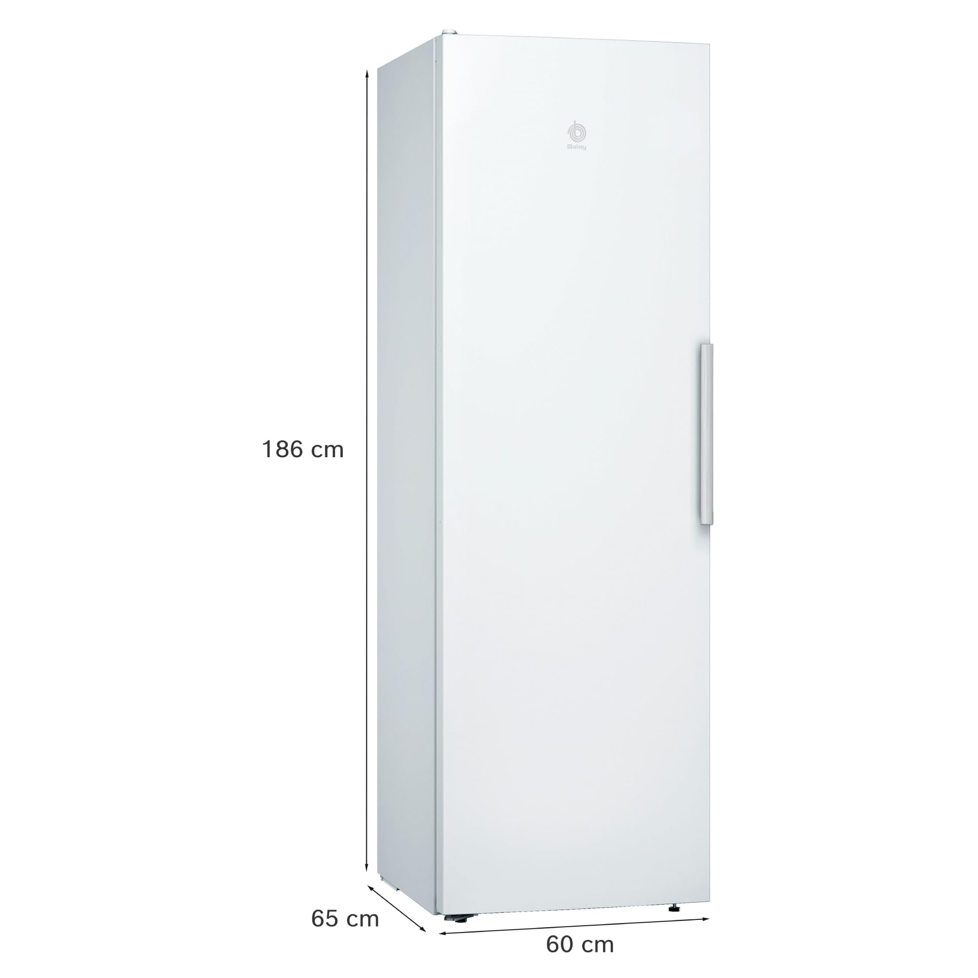Balay - Frigorífico 1 puerta, ExtraVentilation, Cajón Fresh, Blanco, 3FCE553ME
