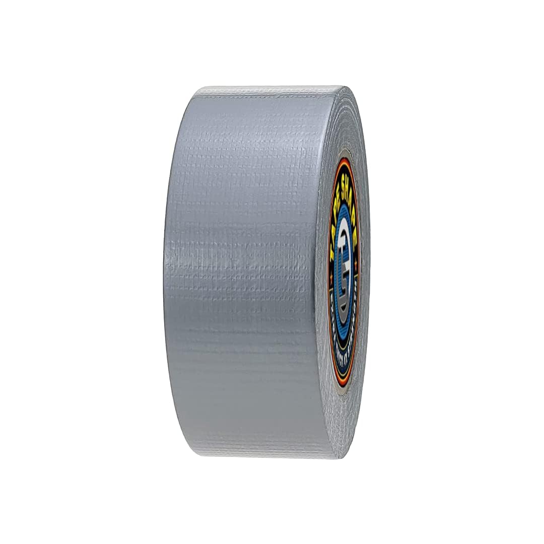 vingardium leviosa VL 3 Rolls Silver Duct Tape 48mm x 45m Heavy Duty Gaffer Tape Water Resistance Ultra Strong Adhesive Cloth Tape Used to Repair Wrap Boxes Indoor/Outdoor (Silver, 1 Roll)