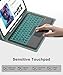 Touch Keyboard Case for Samsung Galaxy Tab S10 FE+ Plus 13.1'' 2025, Galaxy Tablet S10FE+ Case Keyboard with Trackpad, 7-Colors Backlit Keypad with S Pen Holder for Samsung Tab S10FE Plus, Green