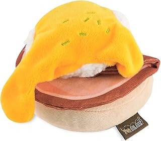 P.L.A.Y. Cute Plush Dog Toy - Birthday Party Celebration Themed Durable Squeaker Chew Toy, Great for Puppies & Small, Medium, Large Dog - Machine Washable, Recycled Material (Pawfect Present, X-Small)