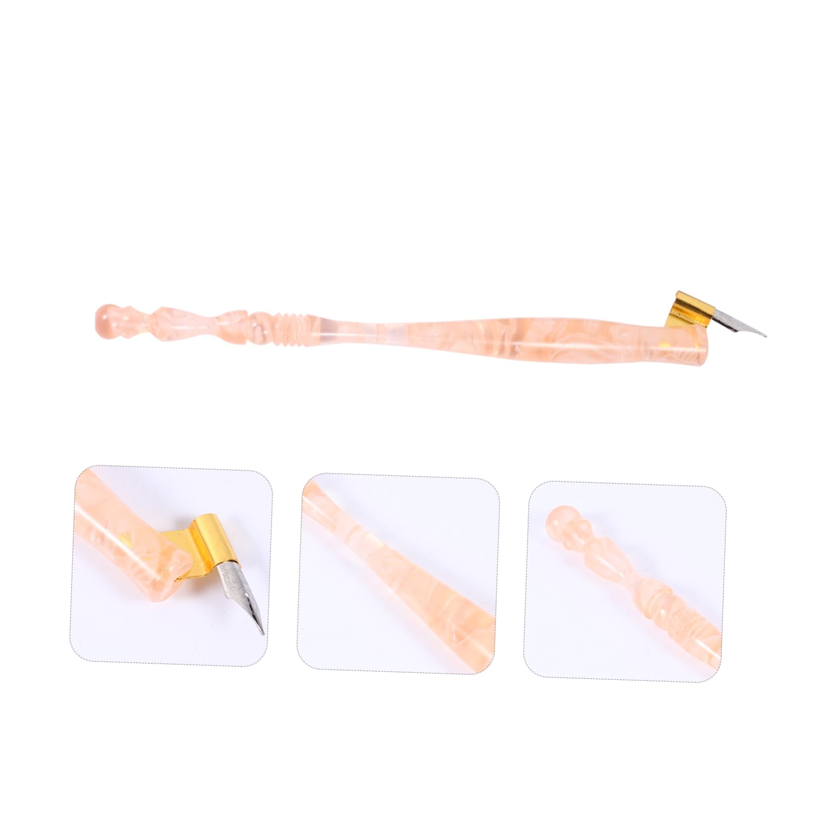 STOBOK 2 Set Elegante Penna Vintage A Immersione Kit Di Scrittura Scolastica Set Penna Calligrafica Impugnatura Comoda