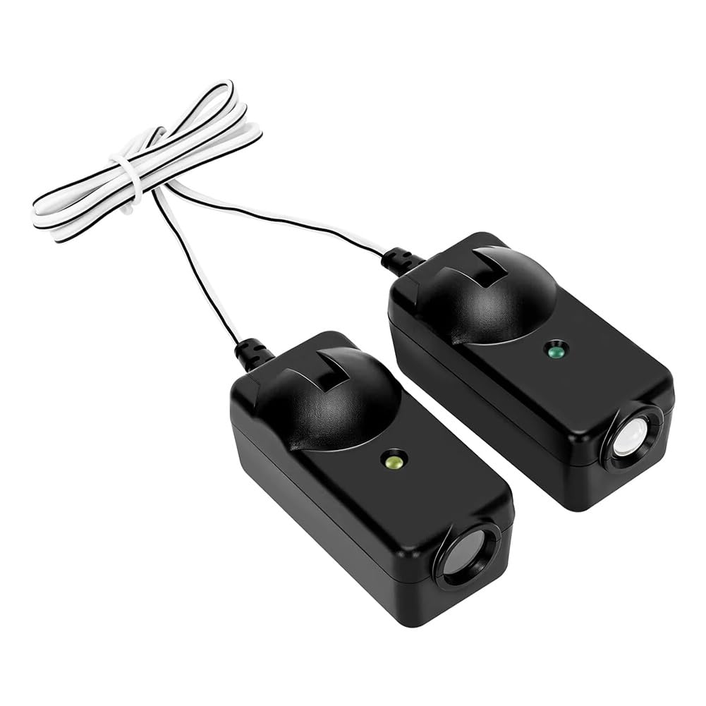 Aundhegrtt Black Garage Door Sensor Garage Door Safety Sensor For Linear Garage Door Opener Garage Door Replacement
