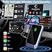 TERUNSOUl Wireless CarPlay Adapter for Apple iPhone, Convert Wired CarPlay to Wireless, Plug-and-Play, Stable Connection Compatible with OEM Wired CarPlay Vehicles & iOS 10+
