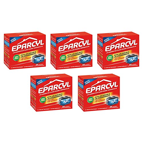 EPARCYL 5 – s 24 bolsas (5 meses de tratamiento) activador biológico para fosas sépticas – Mantenimiento de fosas sépticas