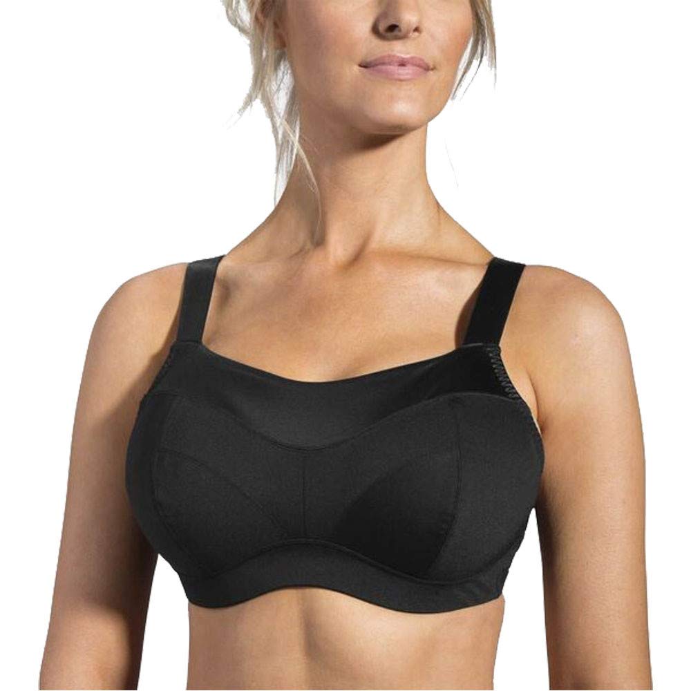 Soutien-gorge De Sport Brooks Moving Comfort Femme 32DD Noir – Dos Nageur, Sans Armatures, Maintien élevé