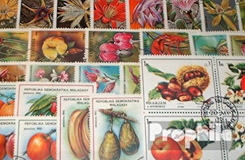 Motives 50 Divers Fleurs et Plantes Timbres (Timbres pour Les collectionneurs) Plantes/Champignons