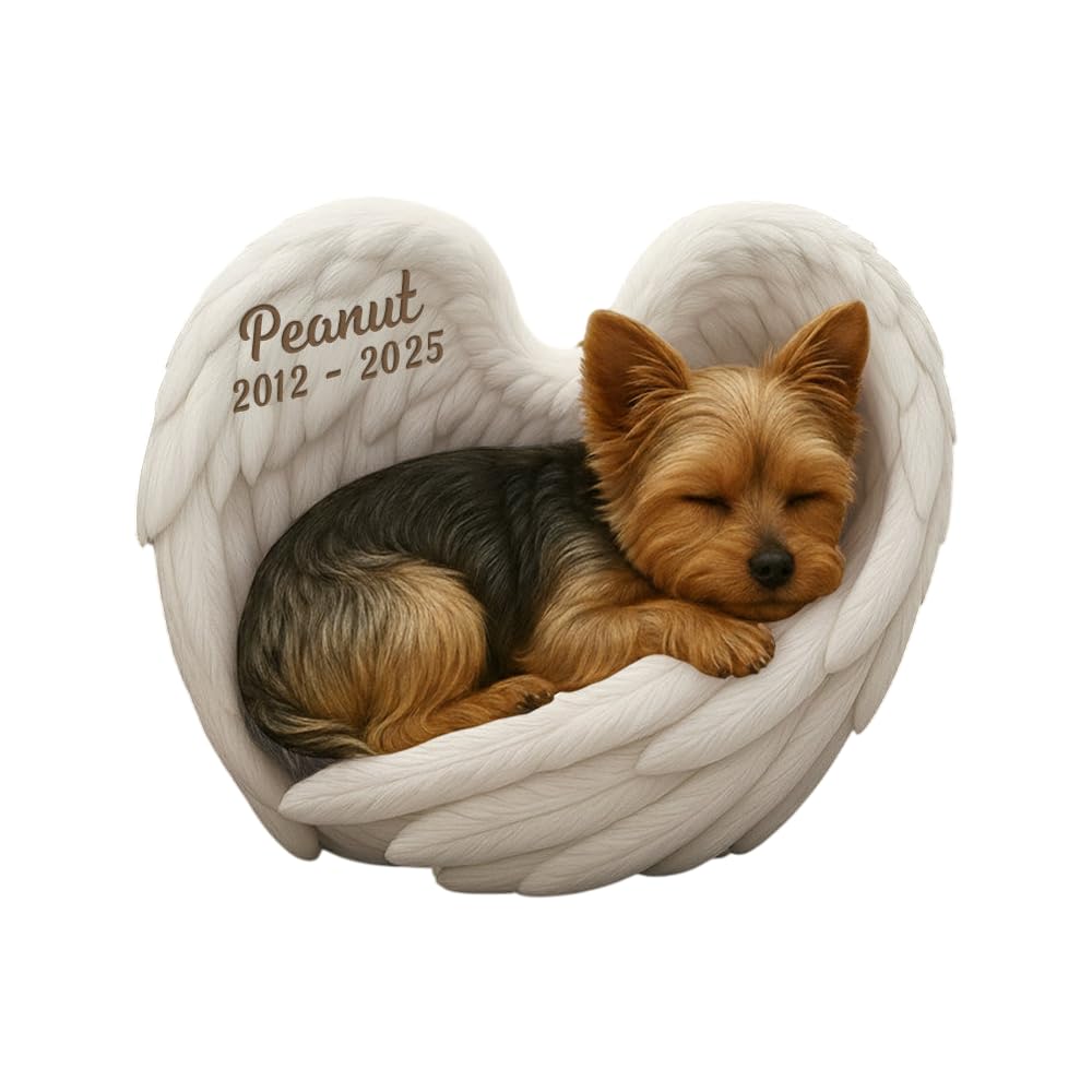 Personalized Dog Heaven Custom Shaped Ugly Plush Pillow Custom Photo Pet Memorial Pillow Tribute Keepsake for Dog Lover