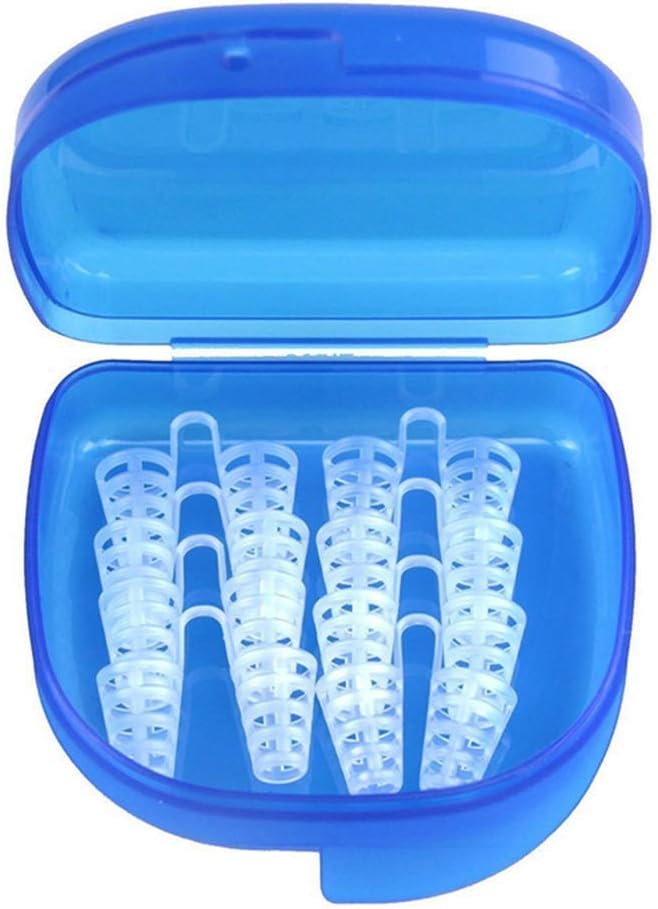 Wuudi 8pcs Mini Anti-snoring Device Plastic Snoring Prevention Nasal Dilators Sleeping Aid Equipment Hollow Nose Clip Snore Ceasing Stopper