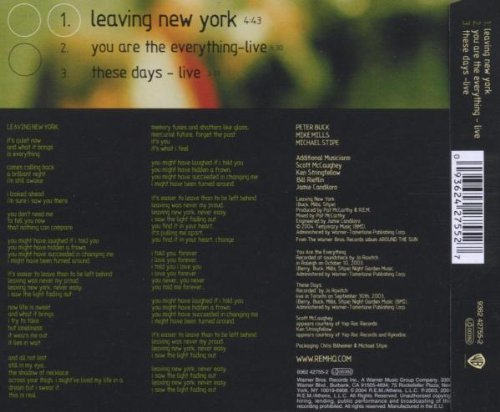 Leaving New York (3 Brani)