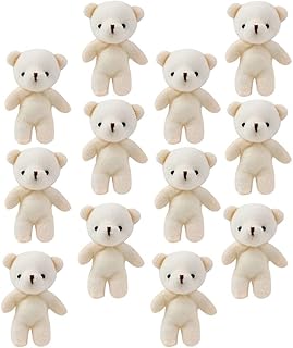 Alipis Ursinhos De Pelúcia Mini Ursos De Pelúcia Estatuetas Decorativas De Urso De Pelúcia Bicho De Pelúcia De Pelúcia Para Lembrancinhas De Festa De Artesanato Diy Ursinhos