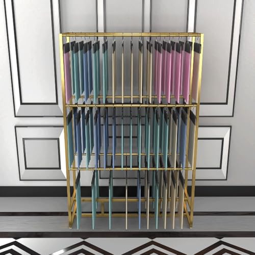 Tige de suspension réglable pour rouleaux de cuir et tissu