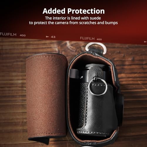 Kit funda de cuero SMALLRIG para FUJIFILM X Half estilo retro miniatura 4
