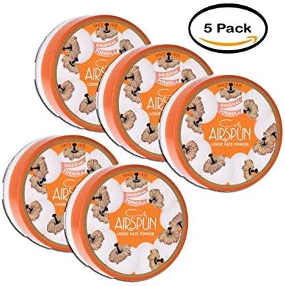 PACK OF 5 - Coty Airspun Loose Face Powder, Naturally Neutral, 2.3 oz