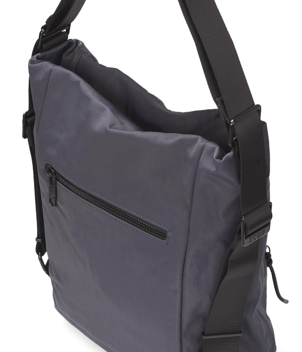 KCB Bolso-Mochila Tape | Versátil y Práctico | Múltiples Bolsillos con Cremallera | Material Resistente | Asas Ajustables | 100% Vegano