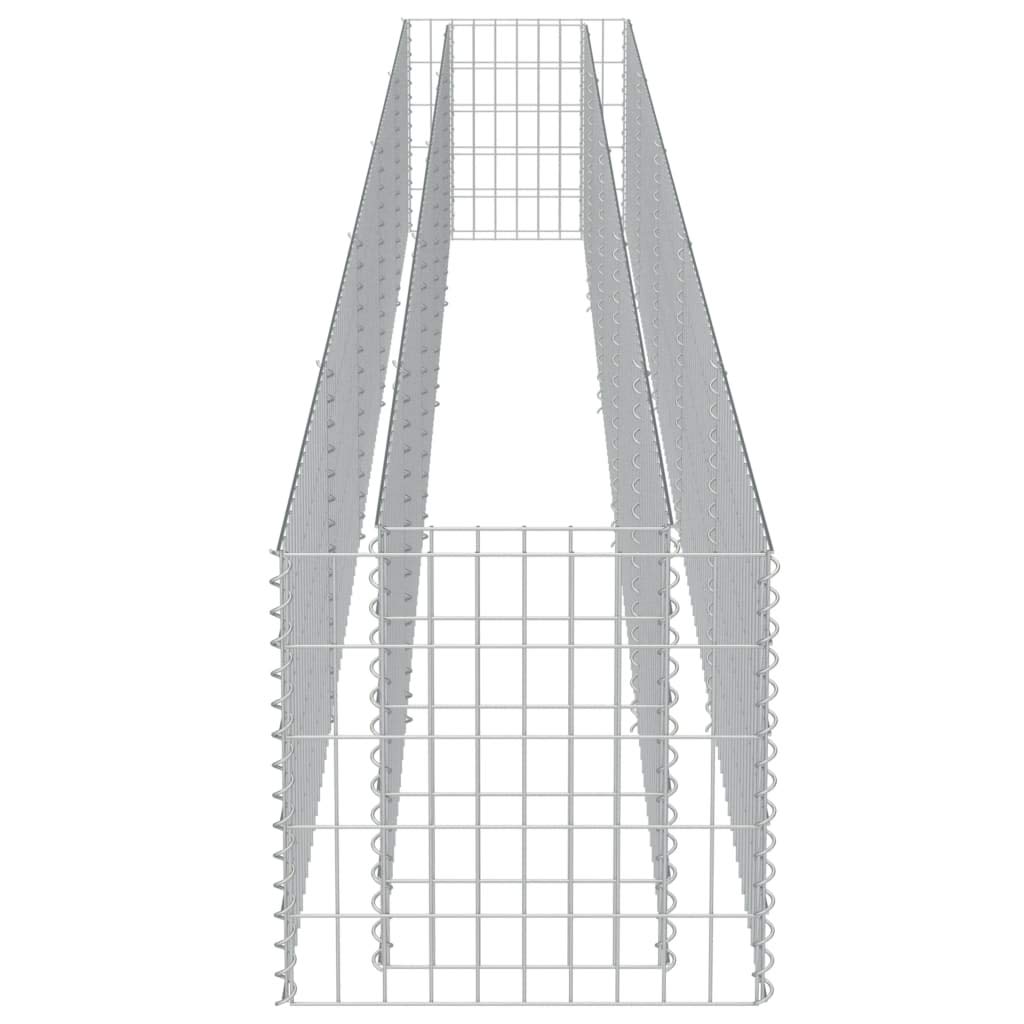Arriate, Mesa De Cultivo, Huerto Domestico, Cultivo De Plantas Aromaticas, Arriate De Jardín, de gaviones de Acero 450x50x50 cm