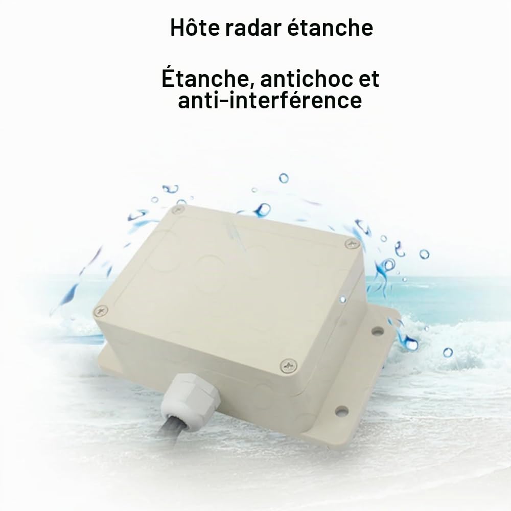 Baceyong Système de capteur de recul de camion à LED, kit de capteur de stationnement, système d'indicateur d'alerte sonore de radar de recul