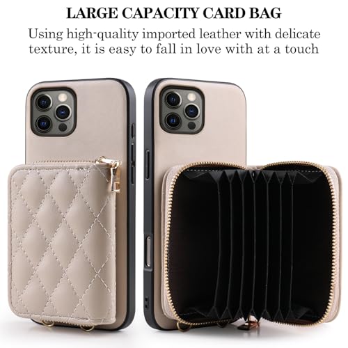 Coque iPhone 14 Pro Max fermeture éclair et porte-cartes d'organe - 5