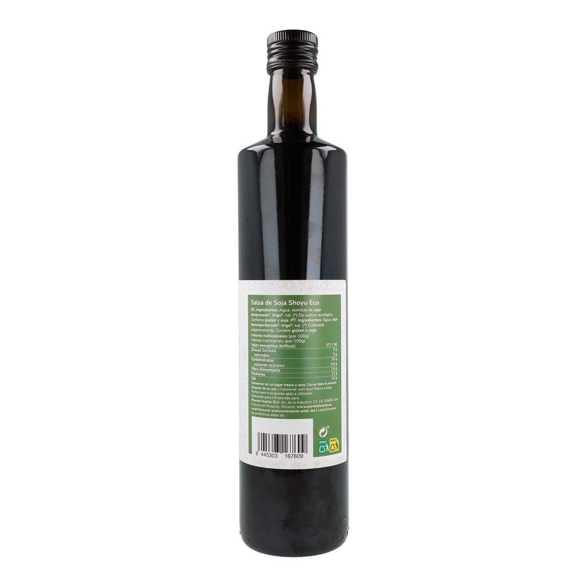 PLANETA HUERTO | Pack 6x Salsa de soja Shoyu ECO 750 ml