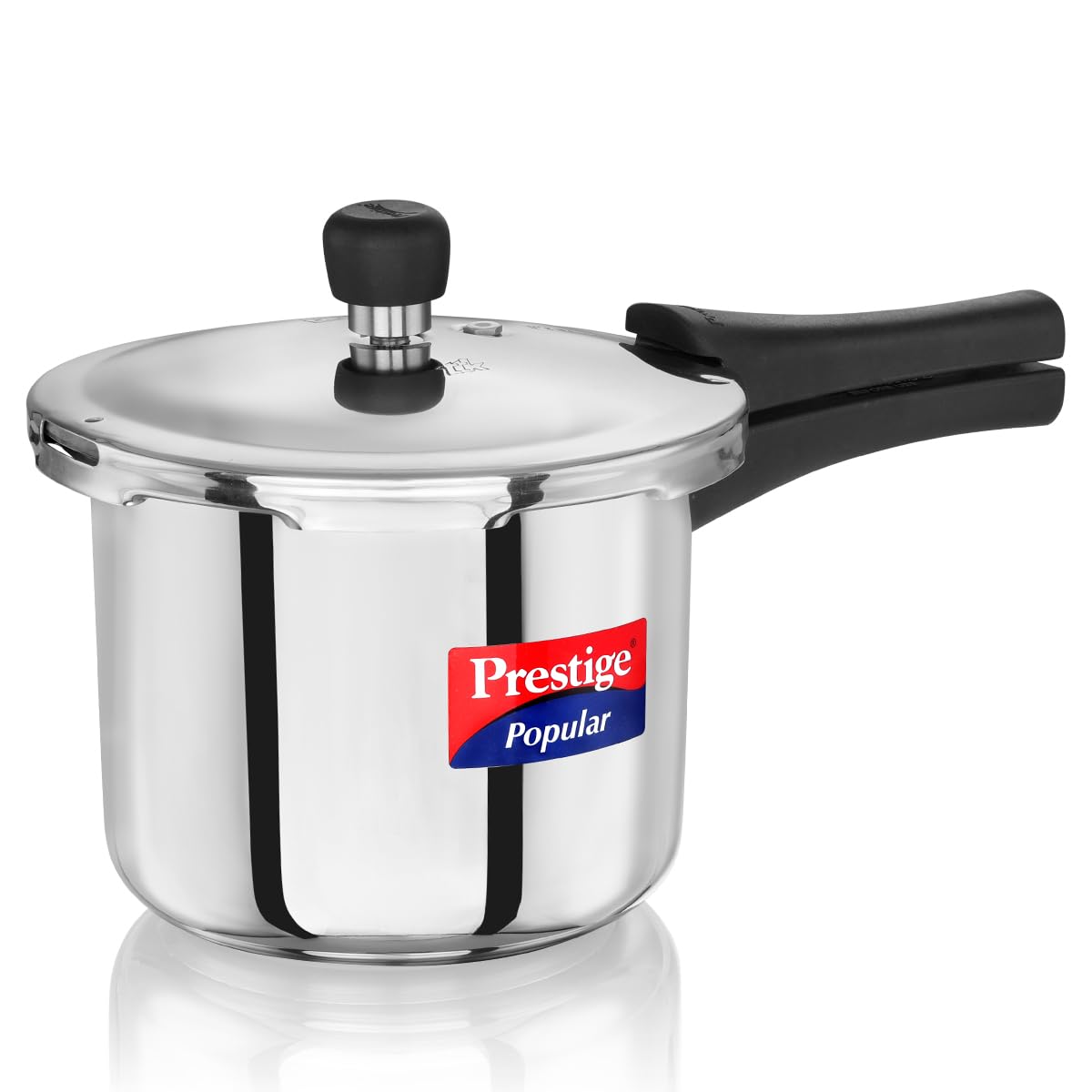 Prestige Popular Stainless Steel Pressure Cooker 3 Ltr | Silver