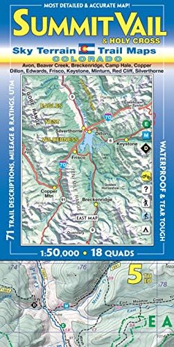 Summit, Vail & Holy Cross Trail Map