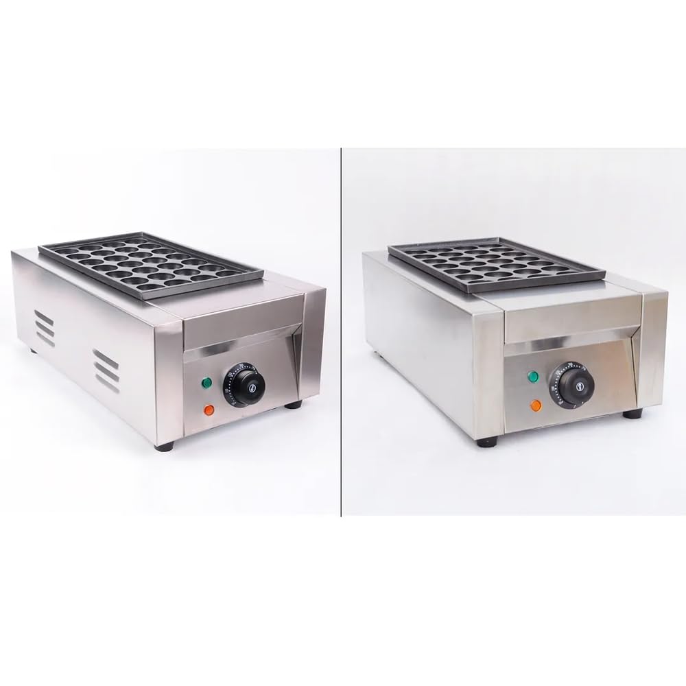 110V 28Pcs Cake Maker Commercial Takoyaki Maker Japanese Octopus Fish Ball