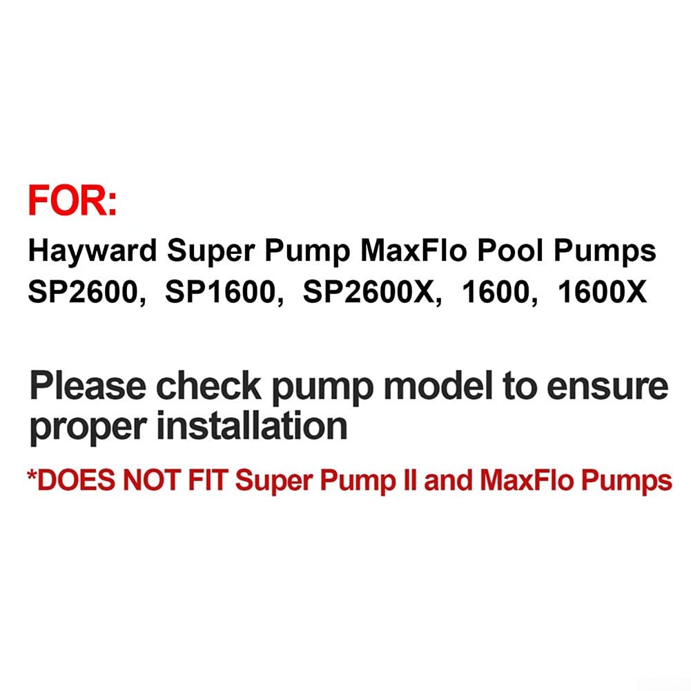 2er-Set Dichtungs-Reparaturset SPX1600TRA Für Hayward Super Pump & MaxFlo Poolpumpen – Mit Gehäuse-, Diffusor- & Wellendichtungen