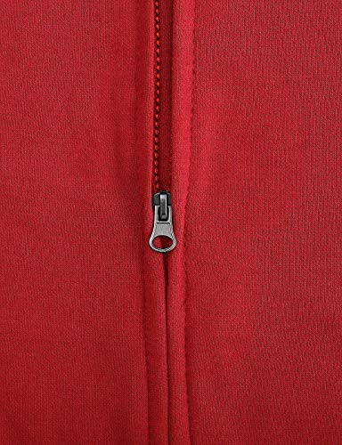 Image of Ohoo Mens Slim Fit Sleeveless Lightweight Zip Up Hooded Sweatshirt Vest Hoodie