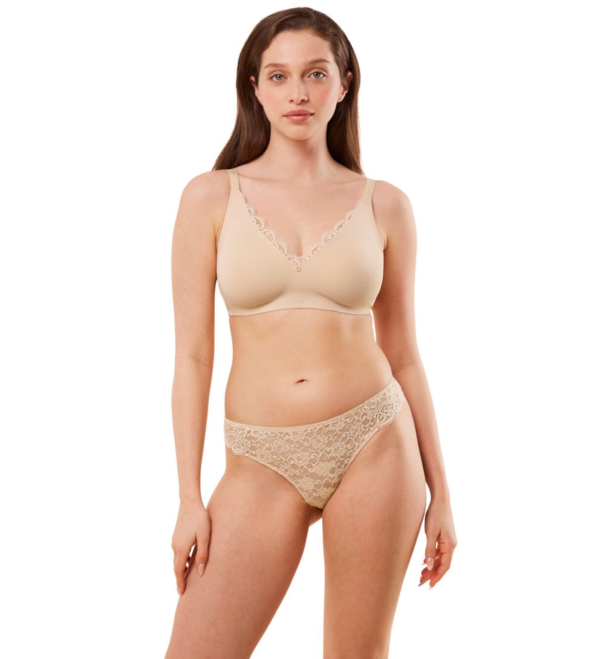 Triumph Women's Beige Thong Amourette Hipster