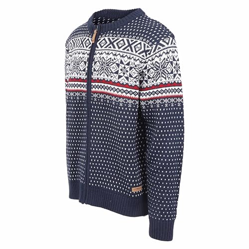 ICEWEAR Magnús Norwegian Cardigan for Men – Wool Blend with Zipper2