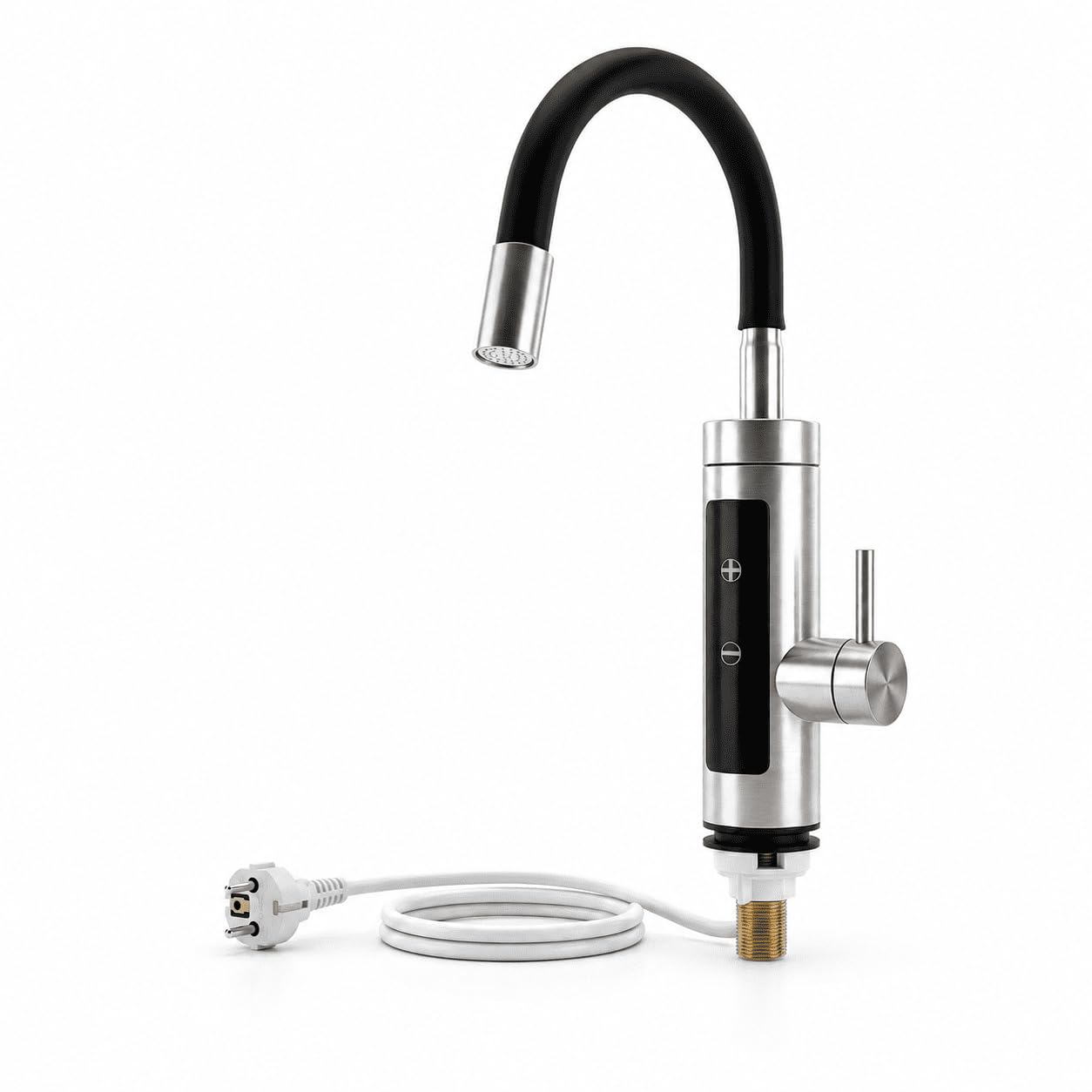 Instant Water Heating Faucet | Stainless Steel Electric Kitchen Tap | Digital Temperature Display | 360° Rotating Flexible Spout | Adjustable Water Flow | Instant Hot Water Tap-image-24