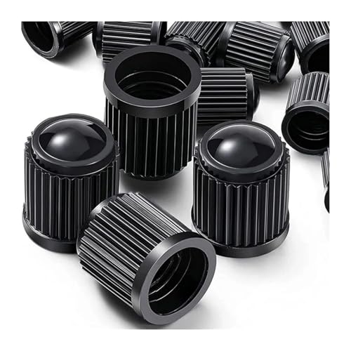 20 Und. Tapones de válvula para neumáticos negros miniatura 5