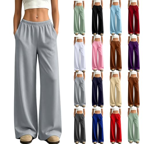 Women's Wide Leg Sweatpants Low Rise Lightweight Sweatpants Lounge Pants - image 1